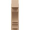 Ekena Millwork 8-in W x 20-in D x 28-in H Balboa Block Rough Cedar Woodgrain TimberThane Outlooker, Primed Tan OUTUR080X20X28BOA44RCPR - alternate 2